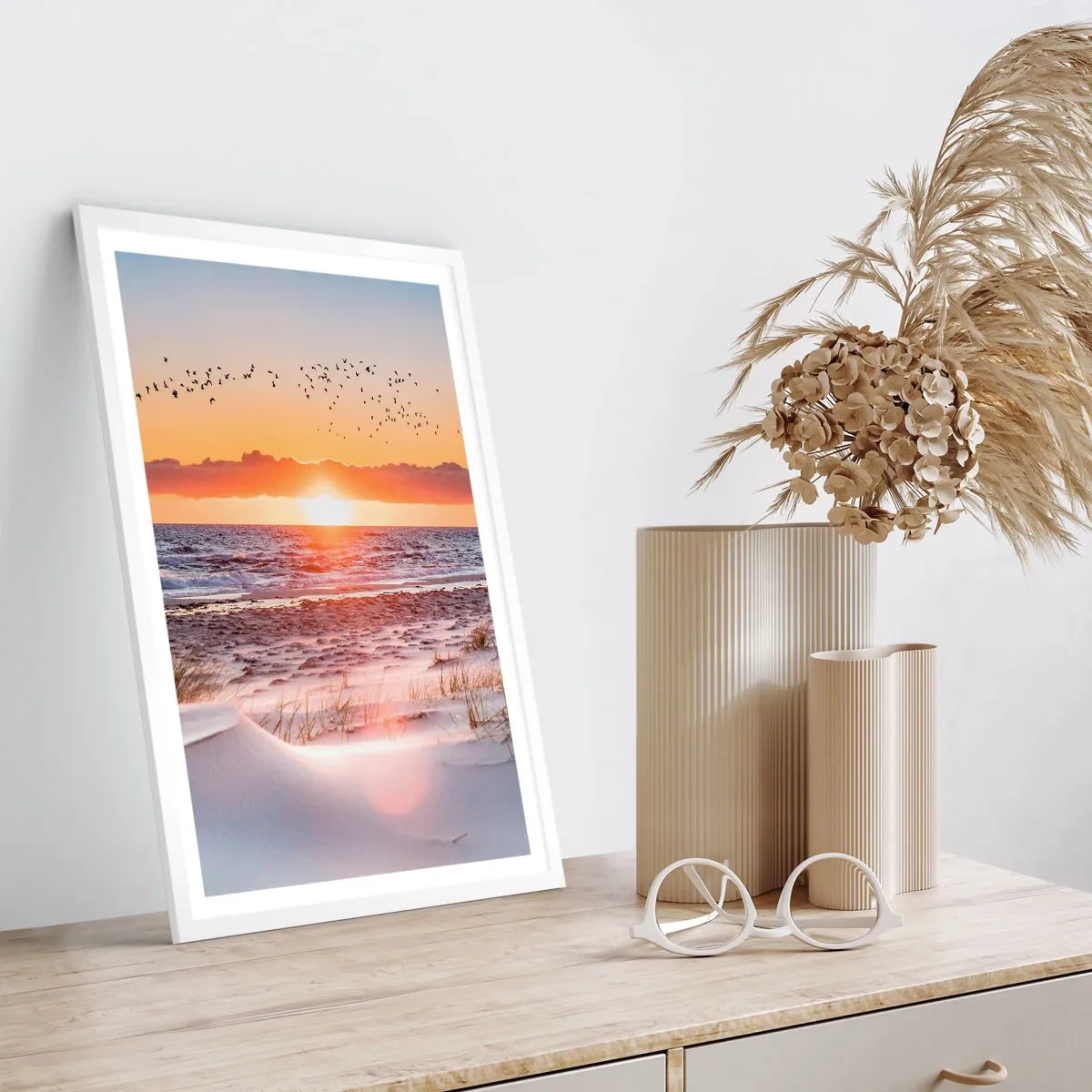 Plakát v bílém rámu - Horizontální krajina - 70x100 cm