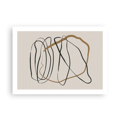 Plakát - Kompozice – tanec ve smyčce - 70x50 cm