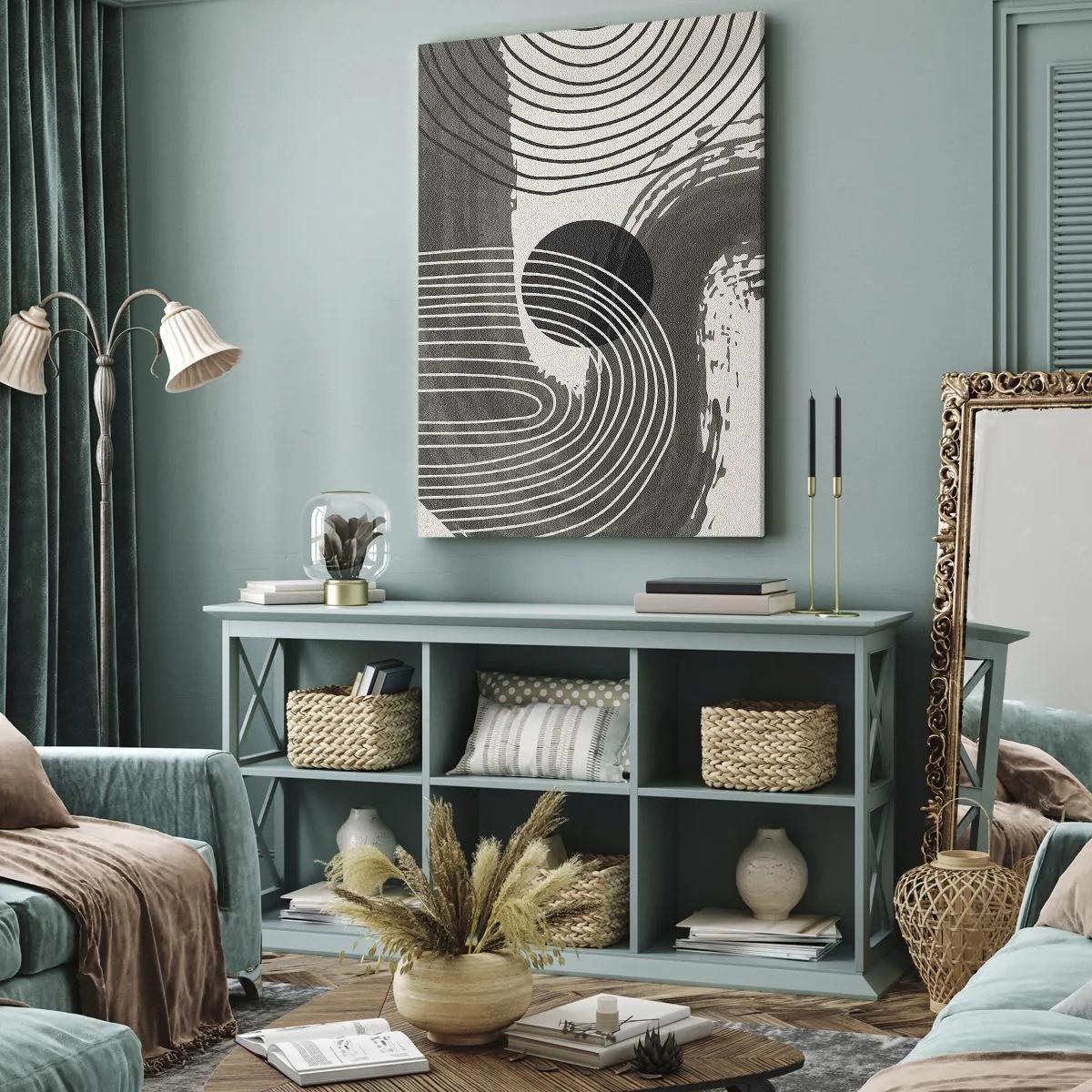 Obraz na plátně - Ovál vítězí - 65x120 cm