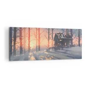 Obraz na plátně - Dívá se tu jenom slunce - 100x40 cm