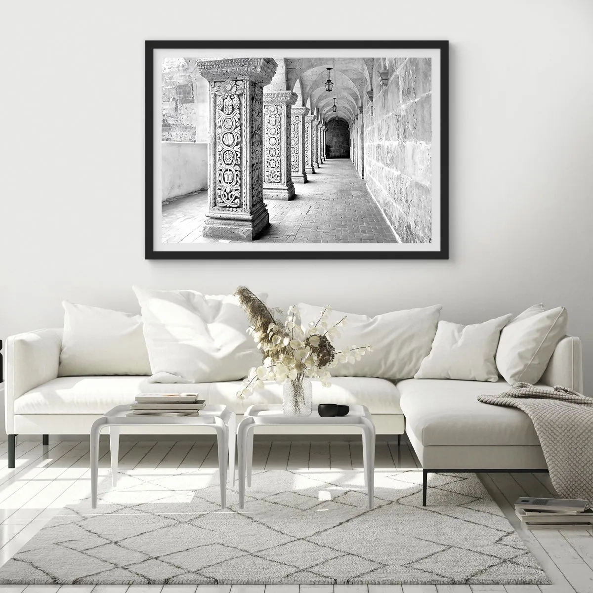 Plakát v černém rámu - Kam...? - 70x50 cm