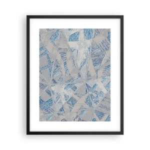 Plakát v černém rámu - V šedomodrém labyrintu - 40x50 cm