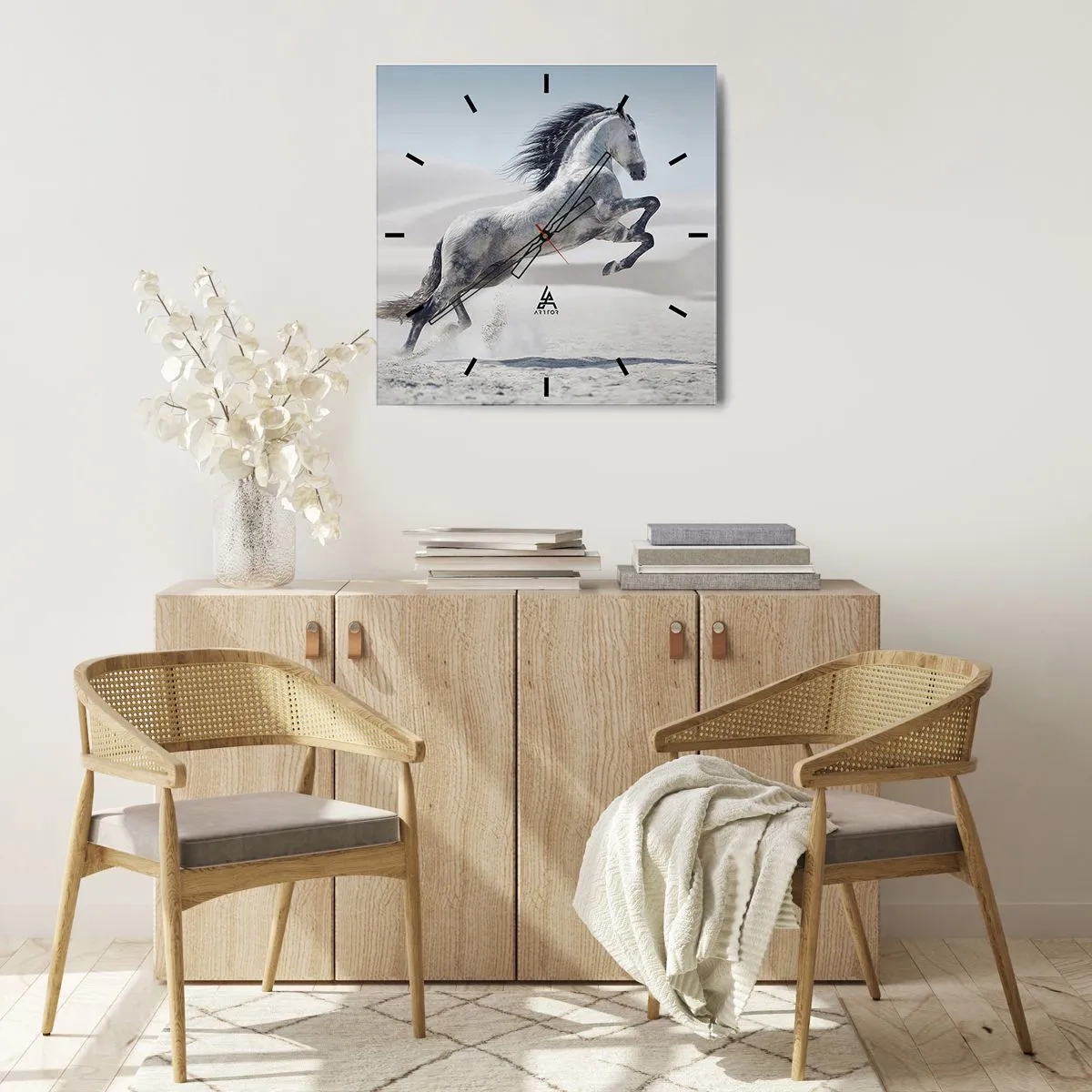 Nástěnné hodiny - Arabský kníže - 40x40 cm