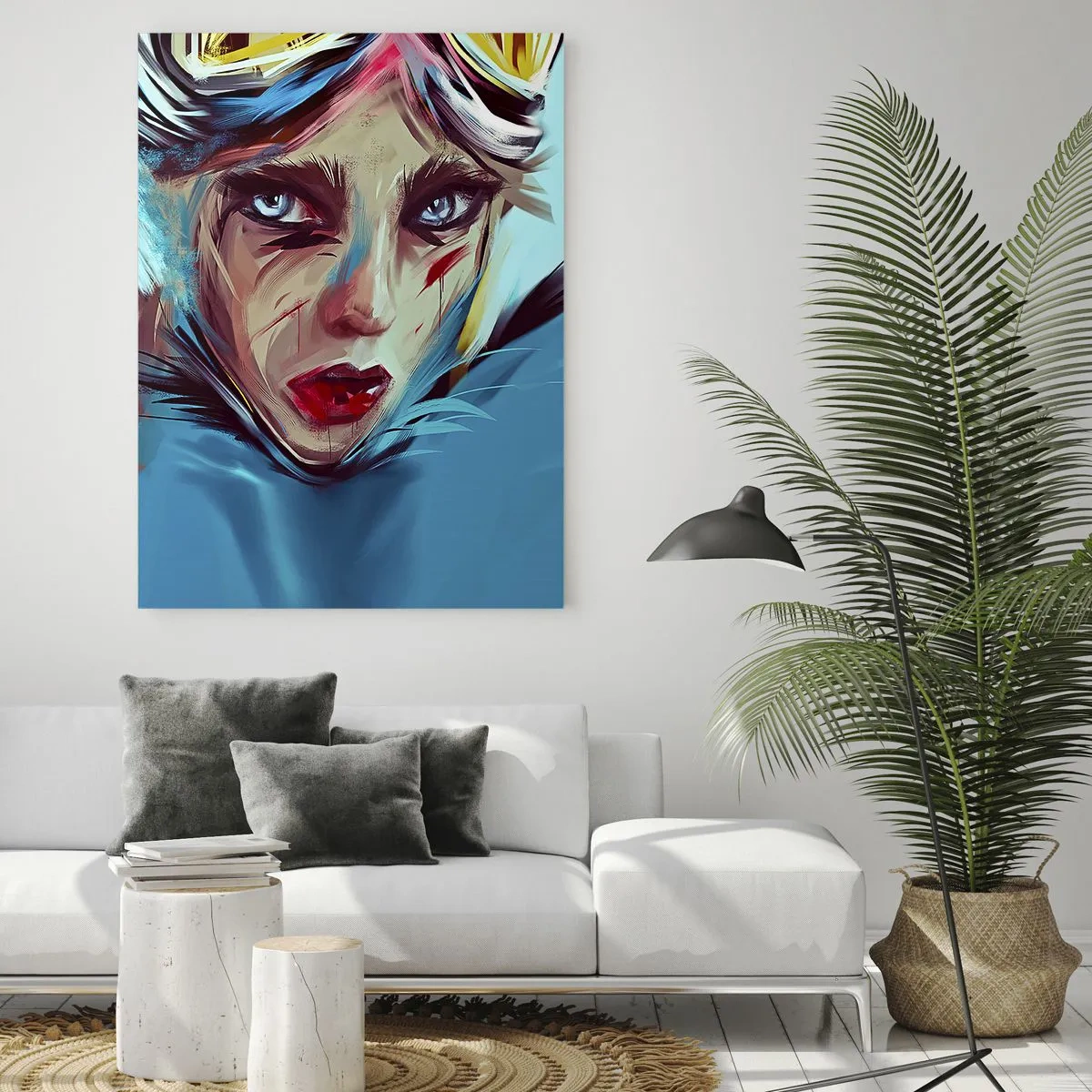 Obraz na skle - Silniční válečnice - 80x120 cm