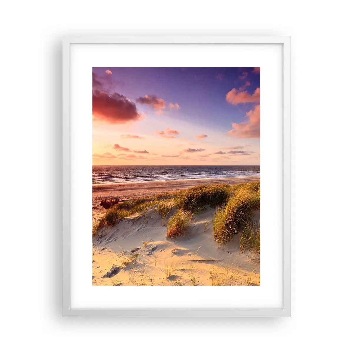 Plakát v bílém rámu - Už v létě voní vzduch - 40x50 cm