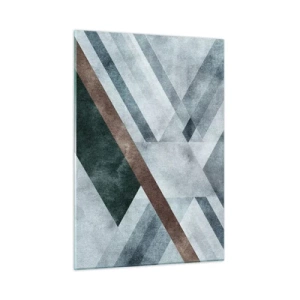 Obraz na skle - Sofistikovaná elegance geometrie - 50x70 cm