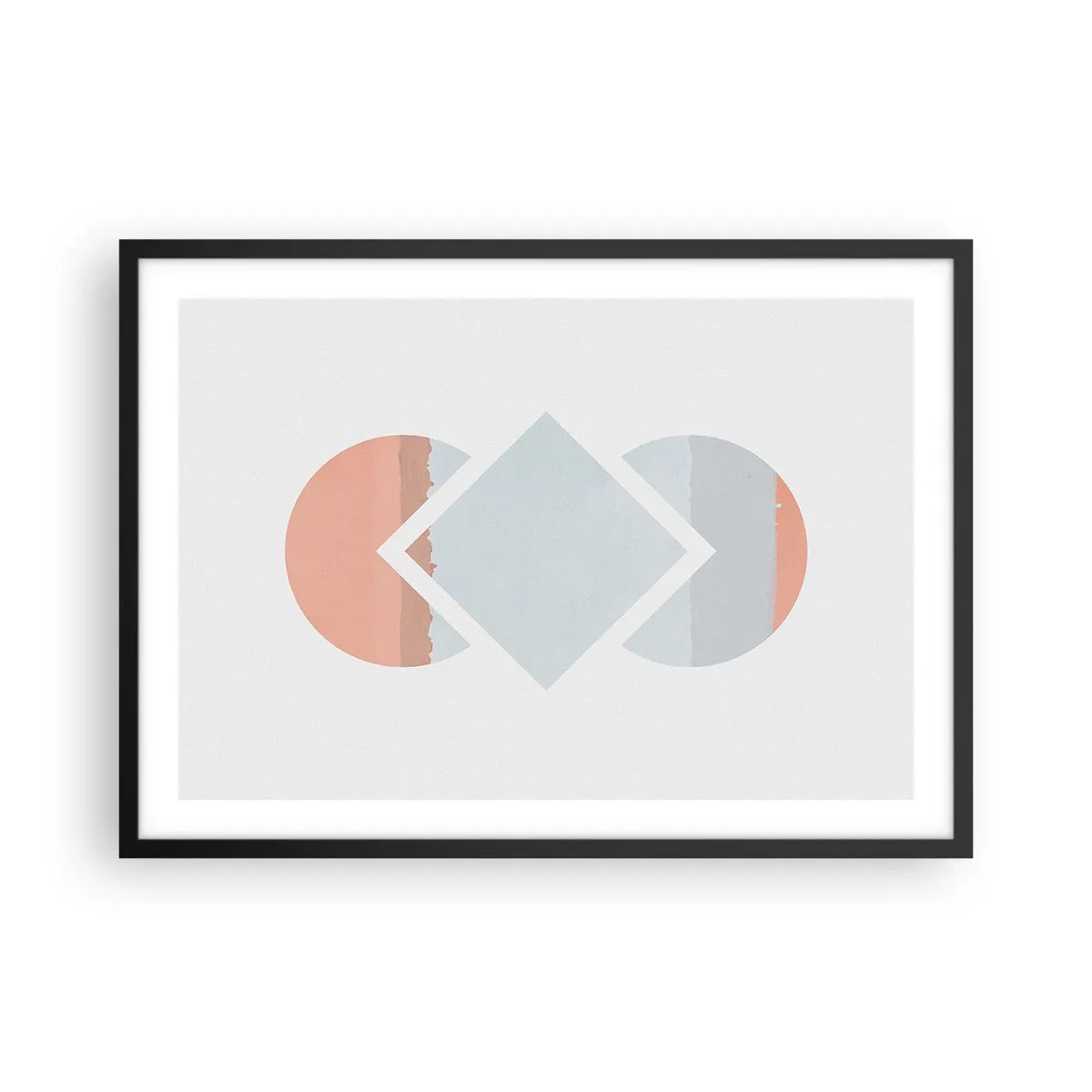 Plakát v černém rámu - Situace je jasná - 70x50 cm