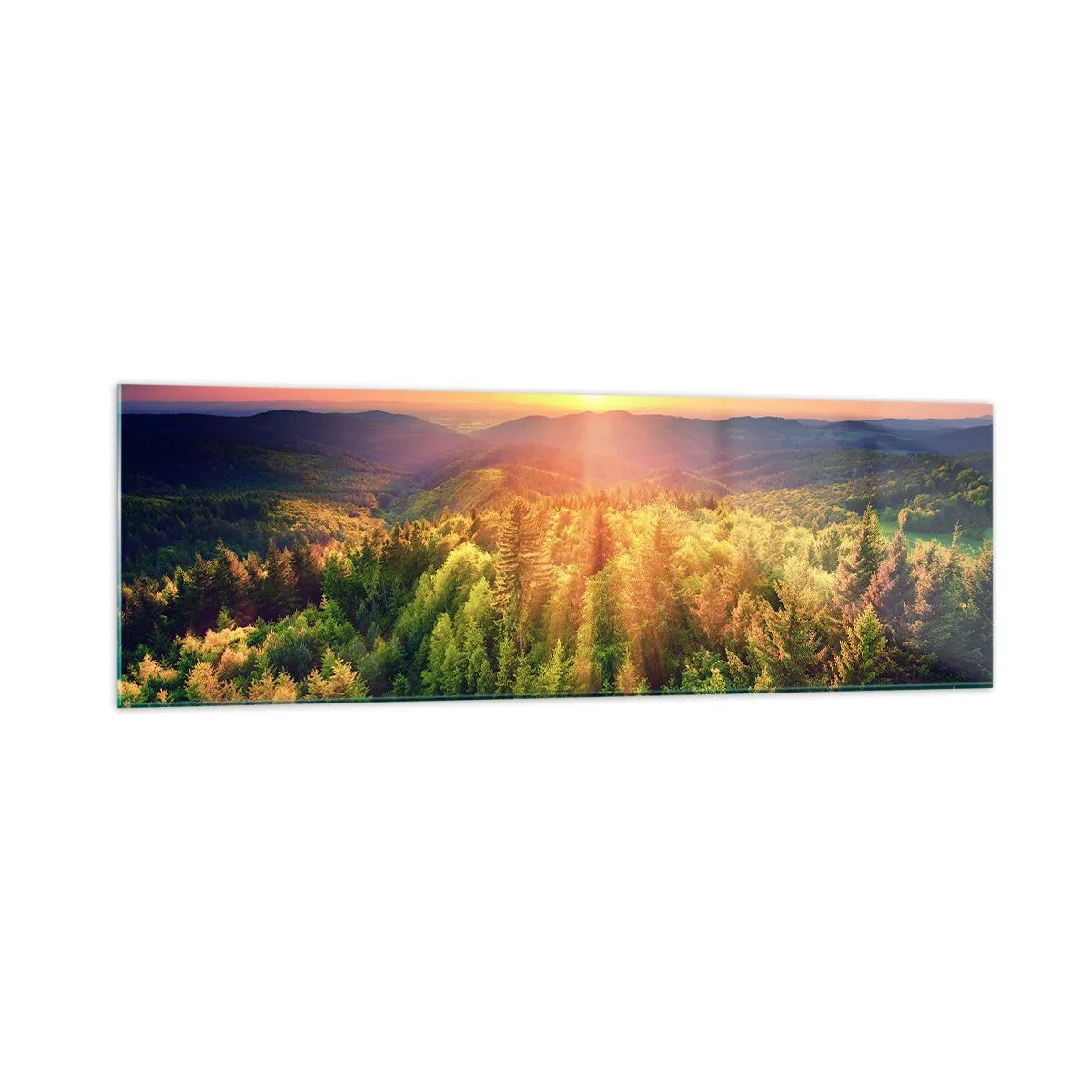 Obraz na skle - Vrcholky a vrcholy - 160x50 cm