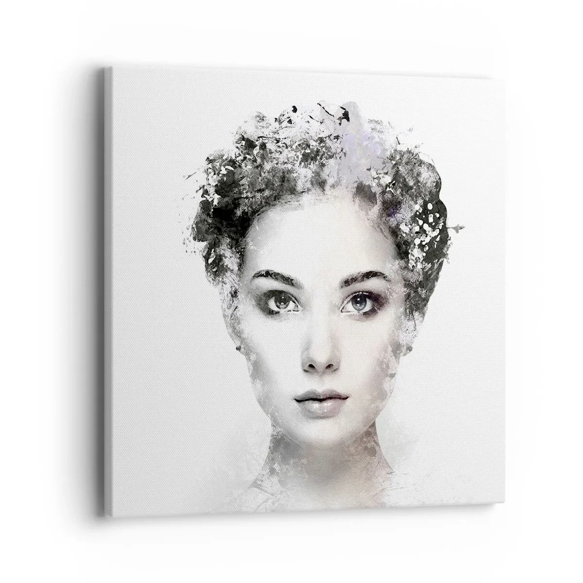 Obraz na plátně - Velmi stylový portrét - 40x40 cm