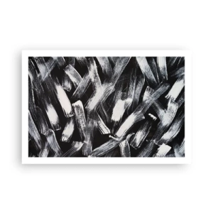 Plakát - Abstrakce v industriálním duchu - 91x61 cm