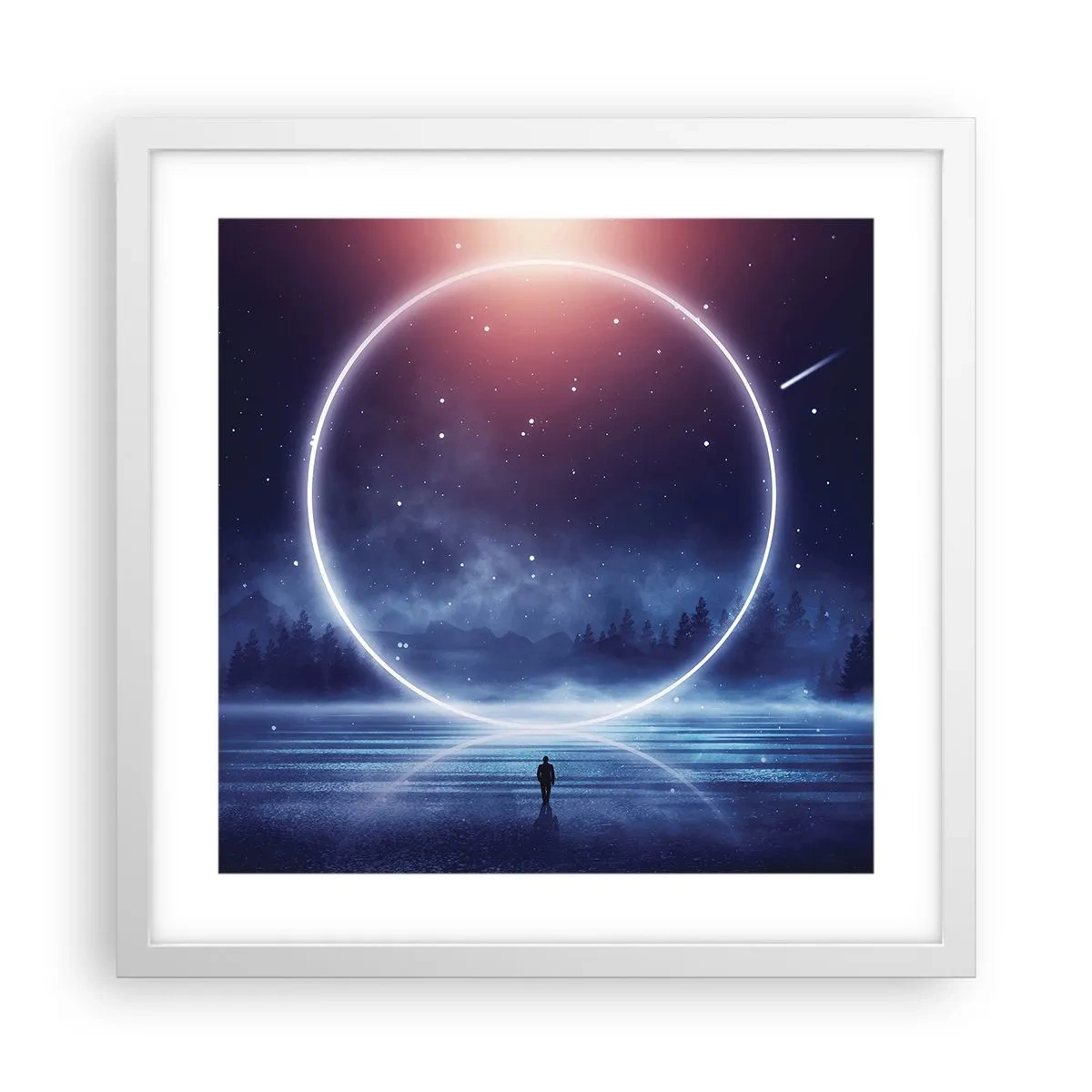 Plakát v bílém rámu - Už jsou tady… - 40x40 cm