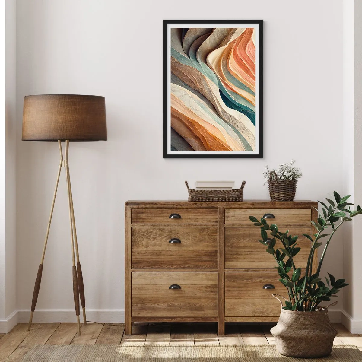 Plakát v černém rámu - Okamžik před změnou - 50x70 cm