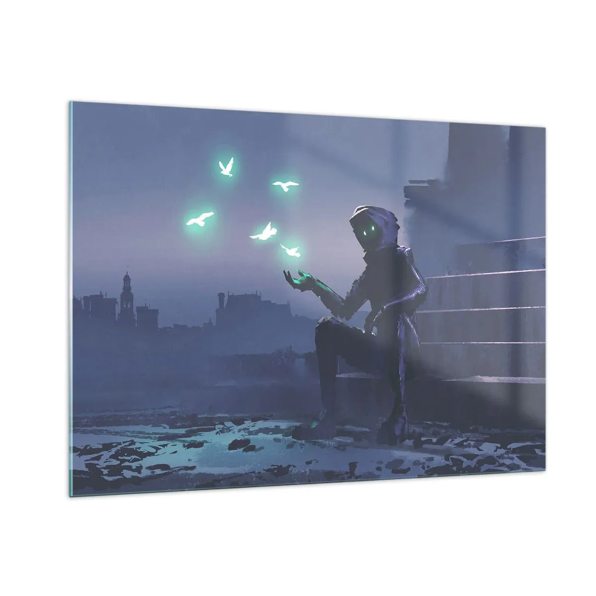 Obraz na skle - Život se vrátí - 100x70 cm