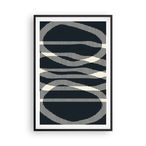 Plakát v černém rámu - Pokus o prolomení temnoty - 61x91 cm