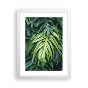 Plakát v bílém rámu - Ponořit se do svěžesti - 30x40 cm