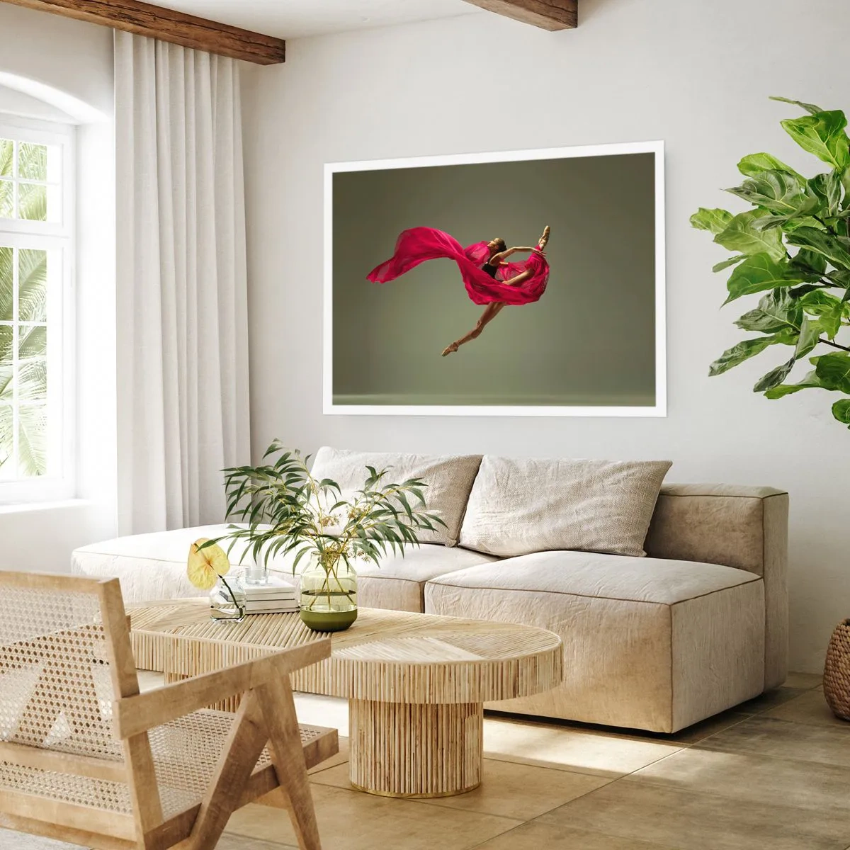 Plakát - Tančící plamen - 40x30 cm