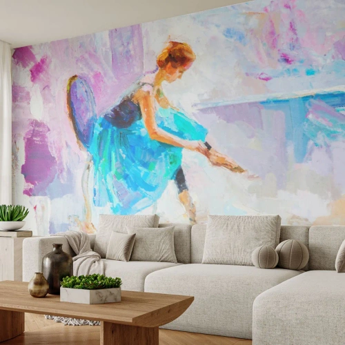 Fototapeta Premium Canvas - Nevyslovený vděk, jemné kouzlo - Balerína, Tanec, Balet - 150x105 cm