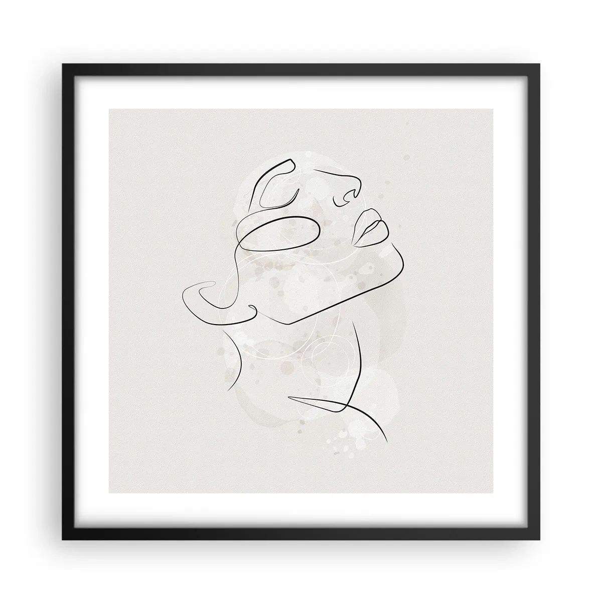 Plakát v černém rámu - Náčrt snu - 50x50 cm