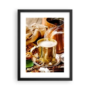 Plakát v černém rámu - Hezký den! - 30x40 cm