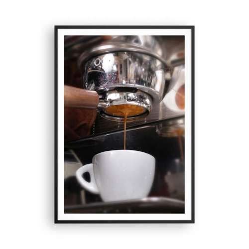 Plakát v černém rámu - Dobrá chvíle dne - 70x100 cm