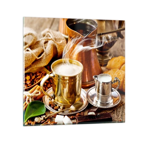 Obraz na skle - Hezký den! - 30x30 cm