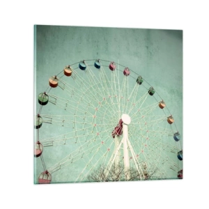 Obraz na skle - Zveme vás k zábavě - 60x60 cm