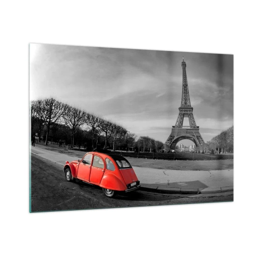 Obraz na skle - Více pařížské než samotná Paříž - 100x70 cm