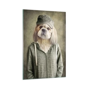 Obraz na skle - Mám raději klídek - 80x120 cm