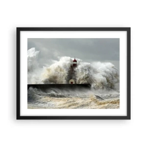 Plakát v černém rámu - Hněv oceánu - 50x40 cm