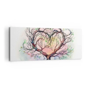 Obraz na plátně - Společně proti vichřicím - 100x40 cm