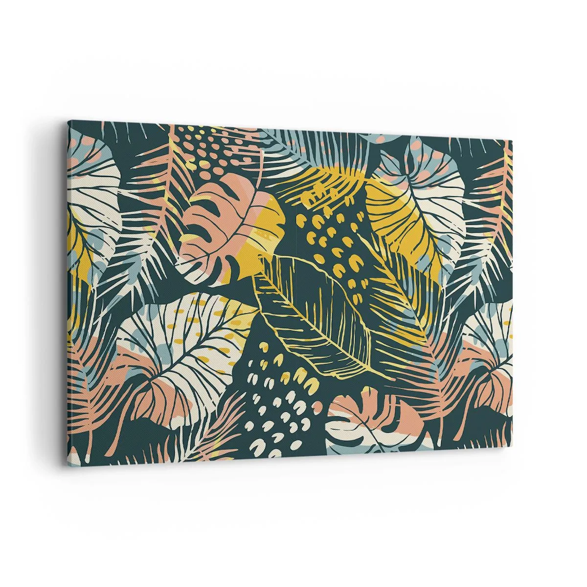 Obraz na plátně - Listová fantazie - 120x80 cm