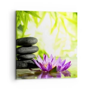 Obraz na plátně - V bambusovém hájku - 70x70 cm