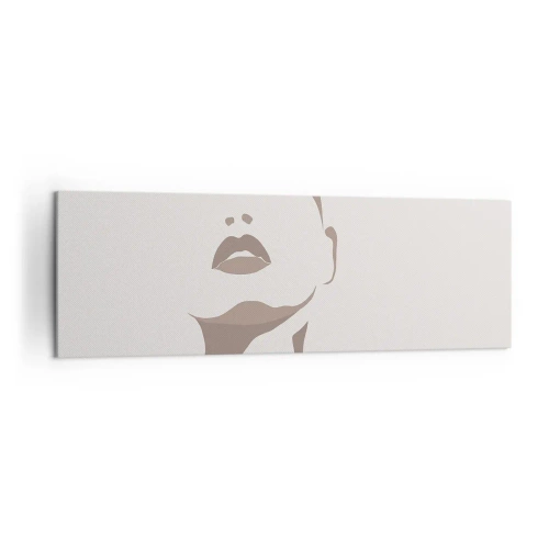 Obraz na plátně - Stvořená ze světla a stínu - 160x50 cm