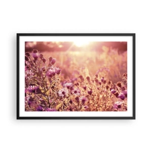 Plakát v černém rámu - Než skončí léto - 70x50 cm