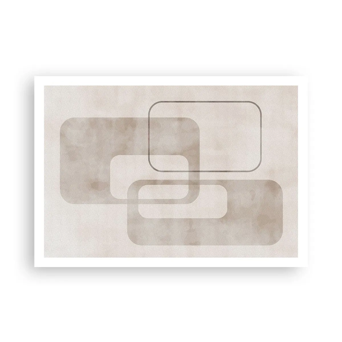 Plakát - Geometrická fuga - 100x70 cm