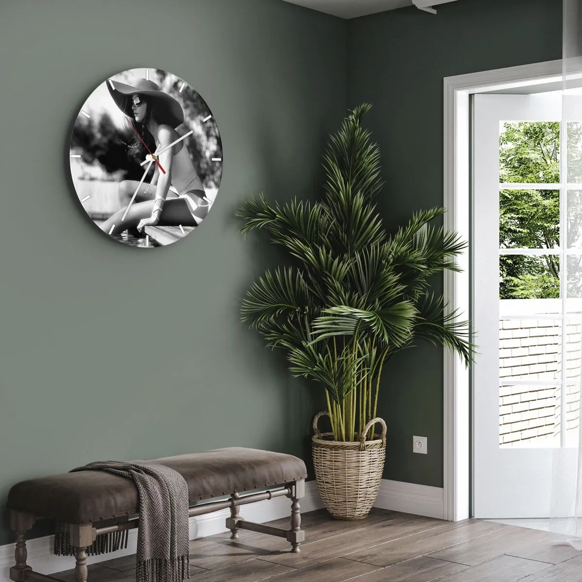 Nástěnné hodiny - Letní sen - 40x40 cm