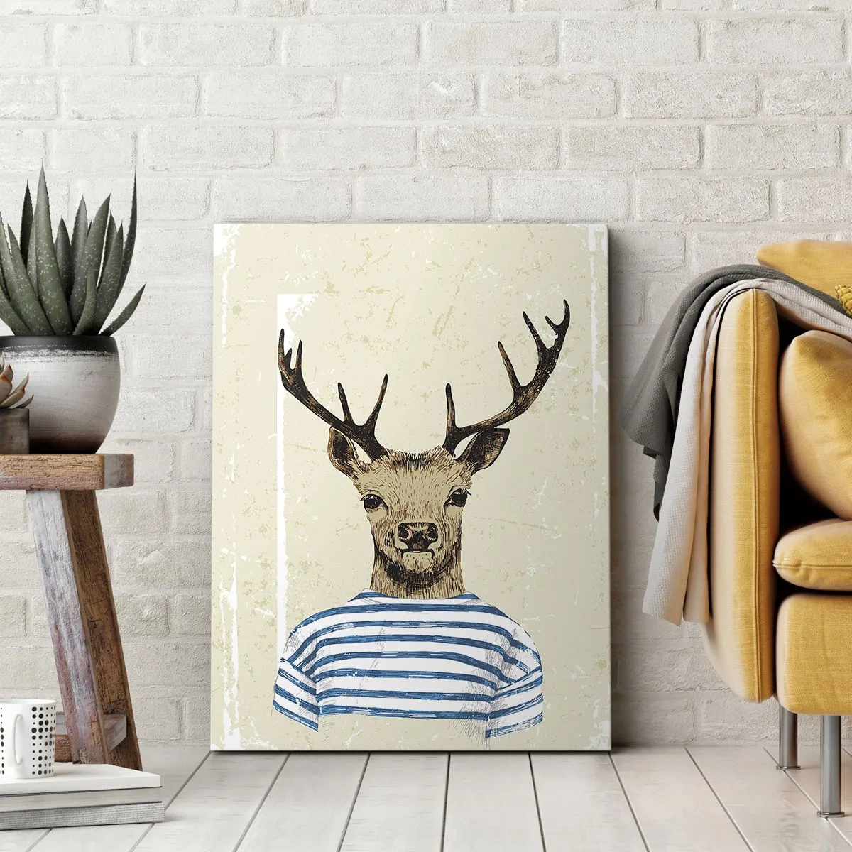 Obraz na plátně - Protože mám rád pruhované košile! - 50x70 cm