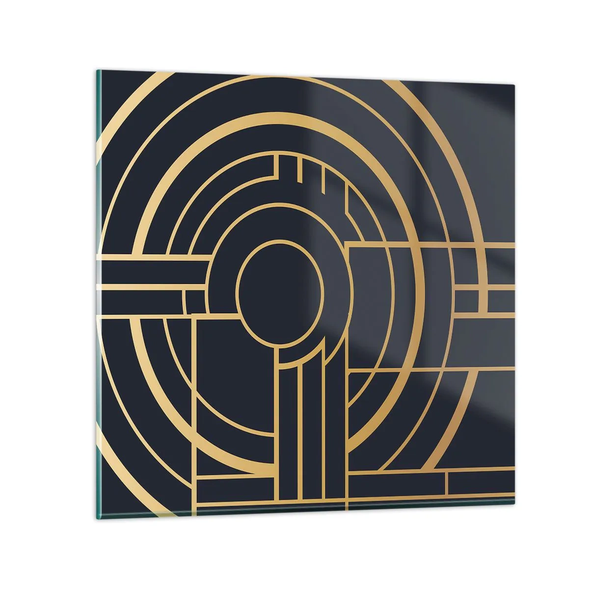 Obraz na skle - Obraty události - 70x70 cm