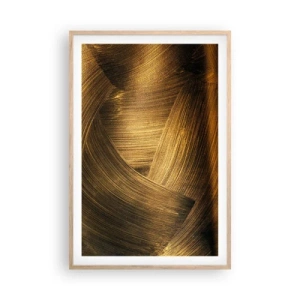 Plakát v rámu světlý dub - Ve zlatém labyrintu - 61x91 cm