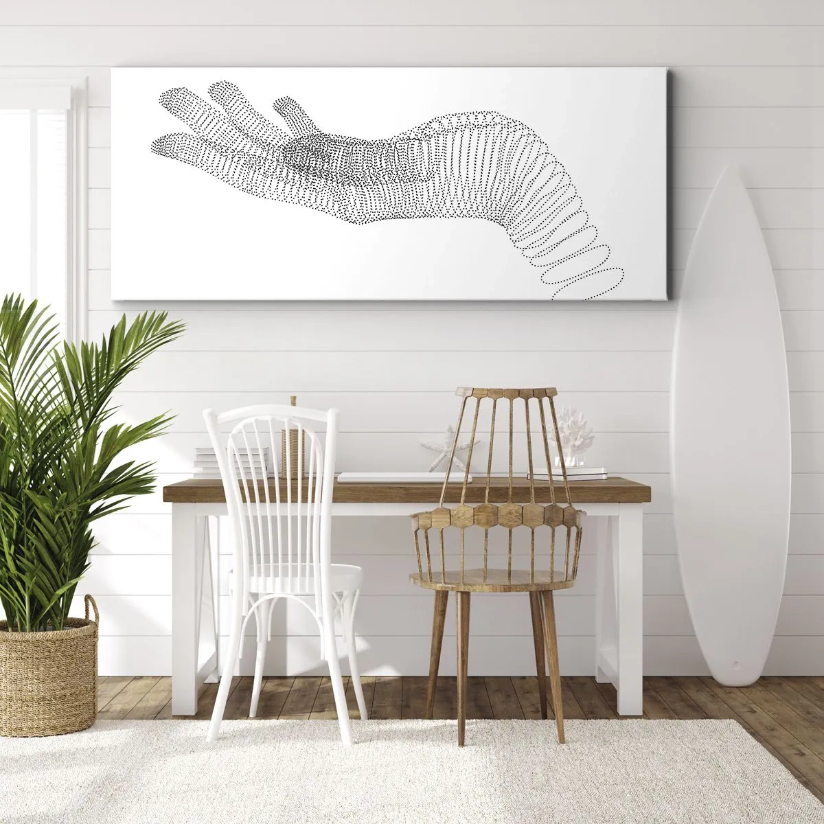 Obraz na plátně - Pružná ruka - 100x40 cm