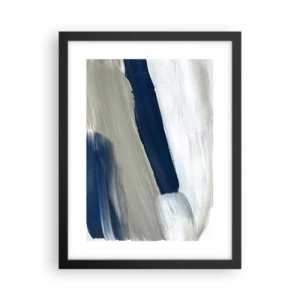 Plakát v černém rámu - Setkání s bílou - 30x40 cm