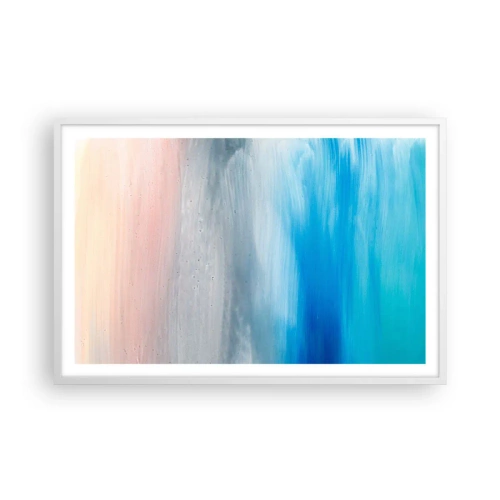 Plakát v bílém rámu - Živly: vzduch - 91x61 cm