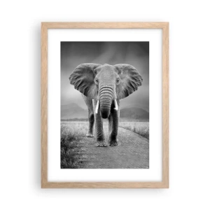 Plakát v rámu světlý dub - Hostitel vítá - 30x40 cm