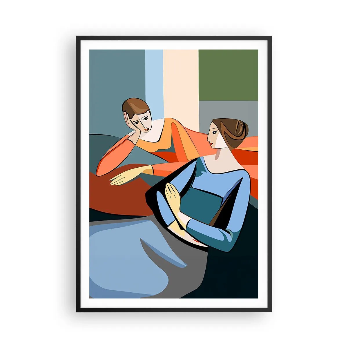 Plakát v černém rámu - Chvíle svěření - 70x100 cm