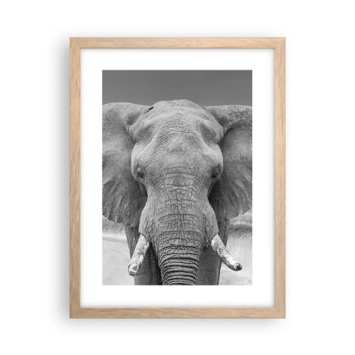 Plakát v rámu světlý dub - Vítejte v mém světě - 30x40 cm