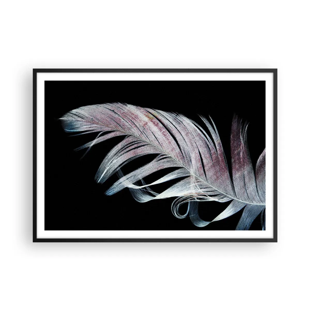 Plakát v černém rámu - Přemýšlejte o dotyku - 100x70 cm