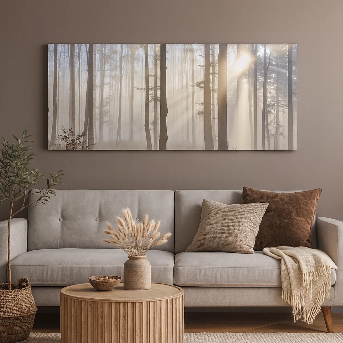 Obraz na plátně - Mlha se také vzbudila - 30x30 cm