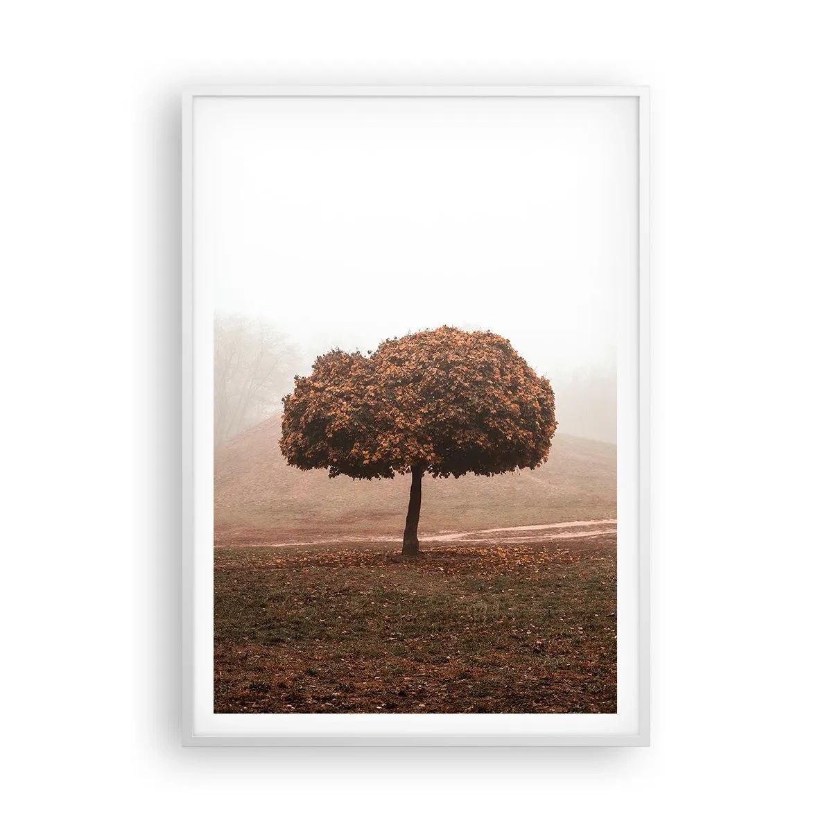 Plakát v bílém rámu - Po rušném létě - 70x100 cm