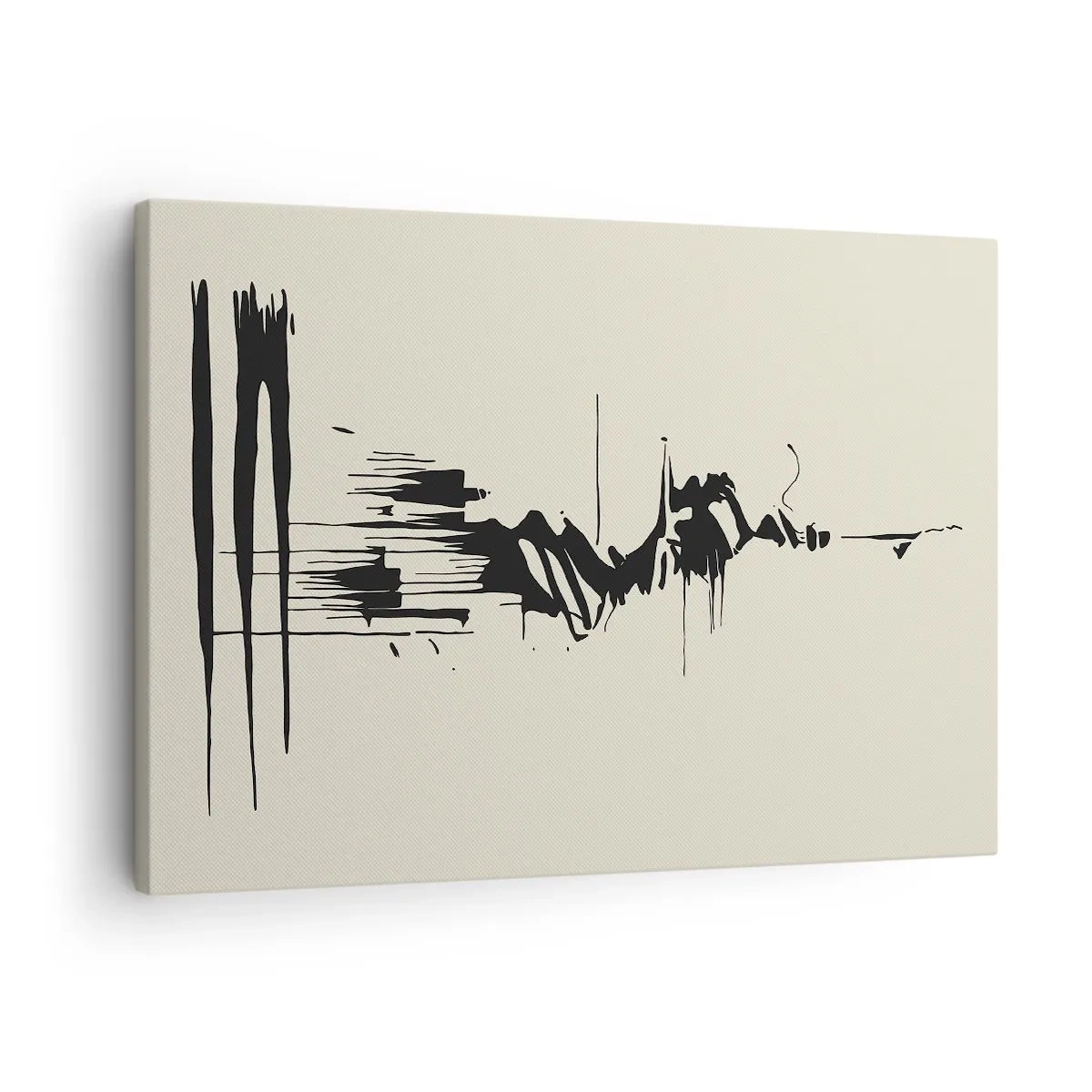 Obraz na plátně - Spěšná abstrakce - 70x50 cm