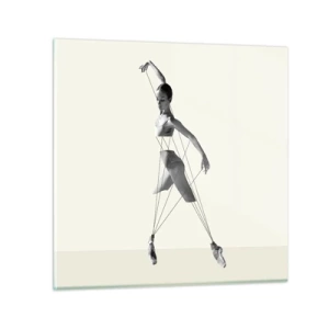 Obraz na skle - V divadle světa - 70x70 cm